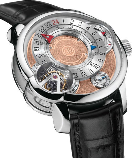 Review Fake Greubel Forsey Tourbillon 24 Secondes IP3 Pt Silver & Golden Limited Edition luxury watches